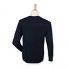 Front Row Men's Navy Cable Knit Crew Neck Jumper