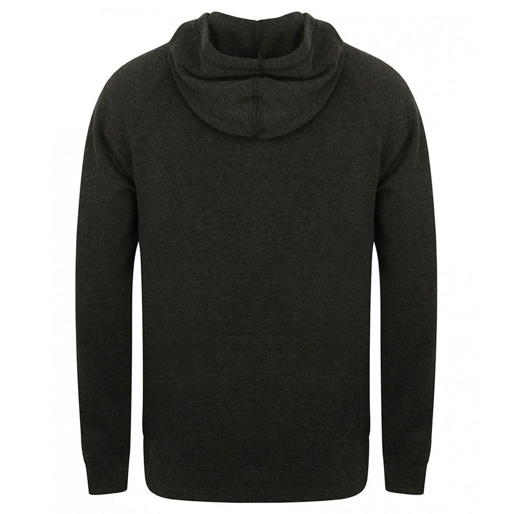 Front Row Men's Black Marl French Terry Hoodie