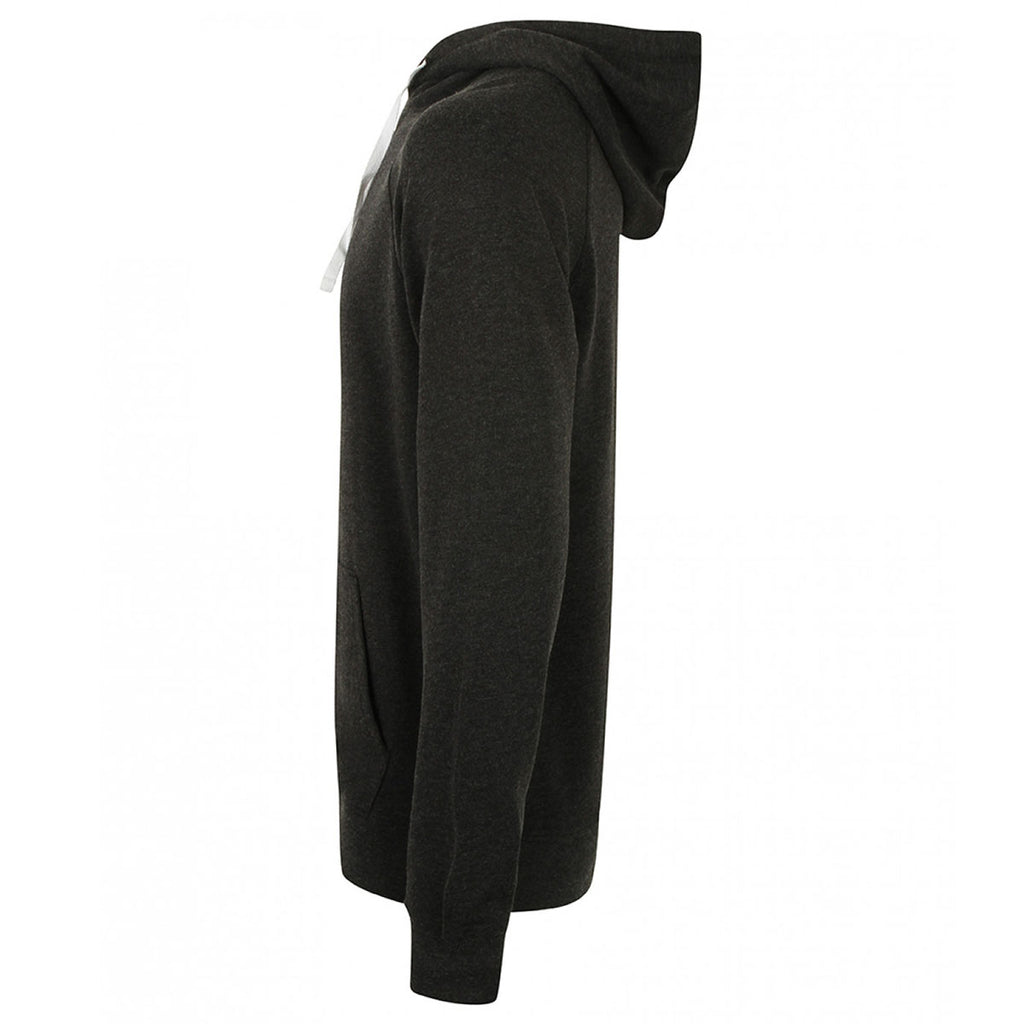 Front Row Men's Black Marl French Terry Hoodie