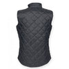 Front Row Women's Black Diamond Quilted Gilet