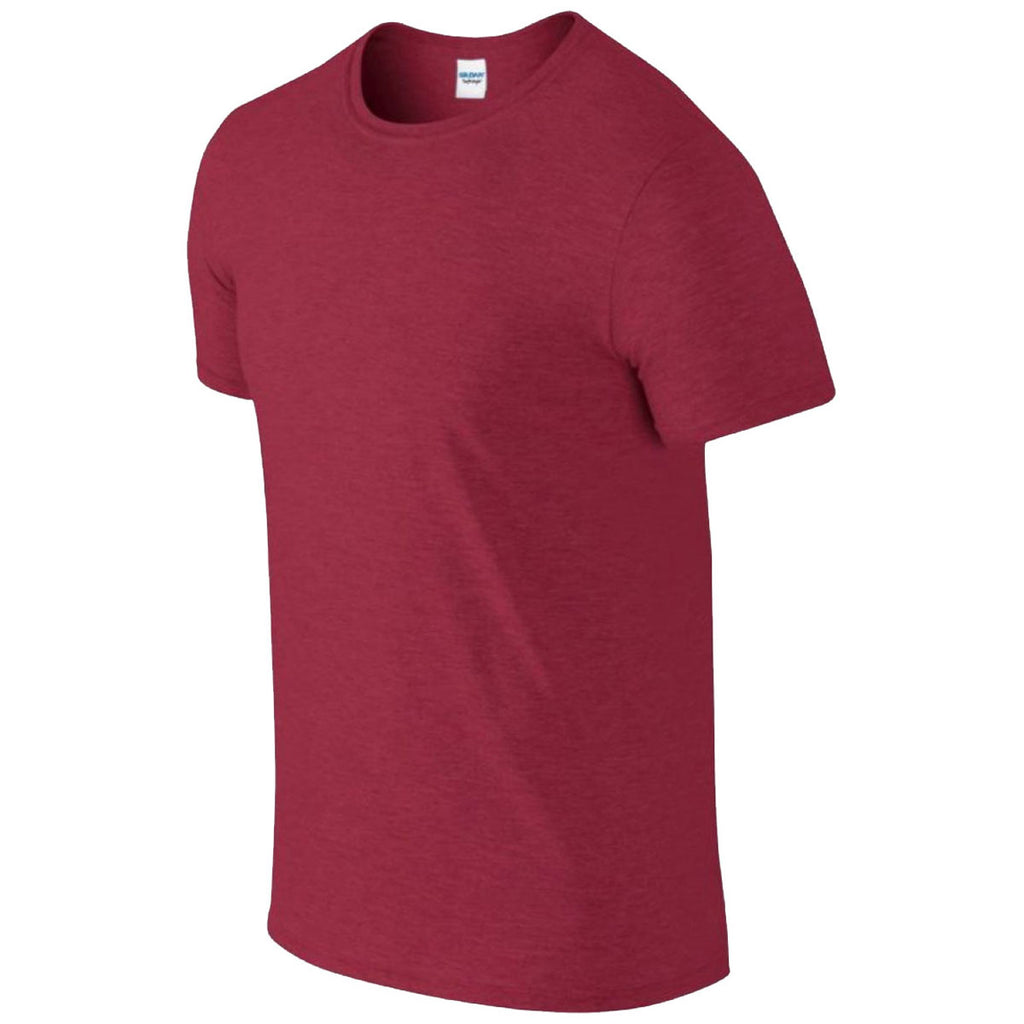 Gildan Men's Antique Cherry Red SoftStyle Ringspun T-Shirt