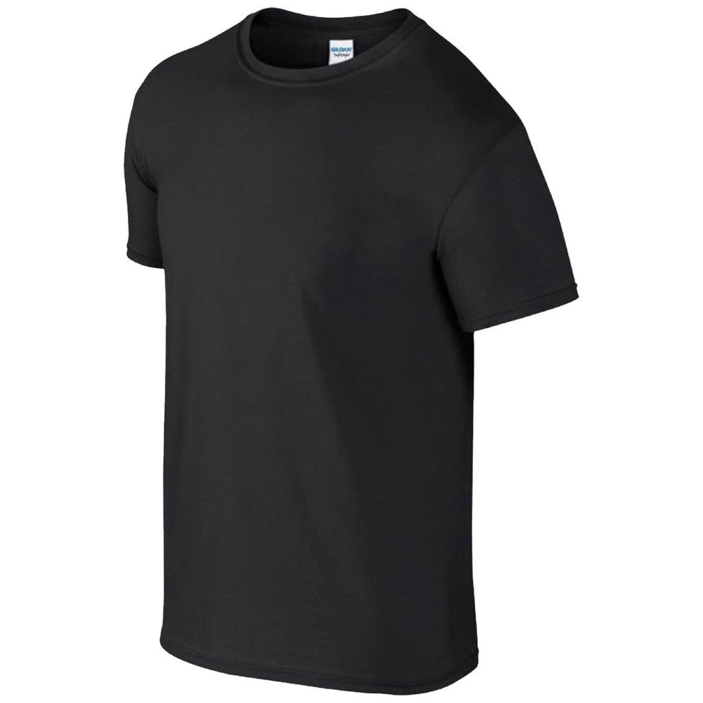 Gildan Men's Black SoftStyle Ringspun T-Shirt