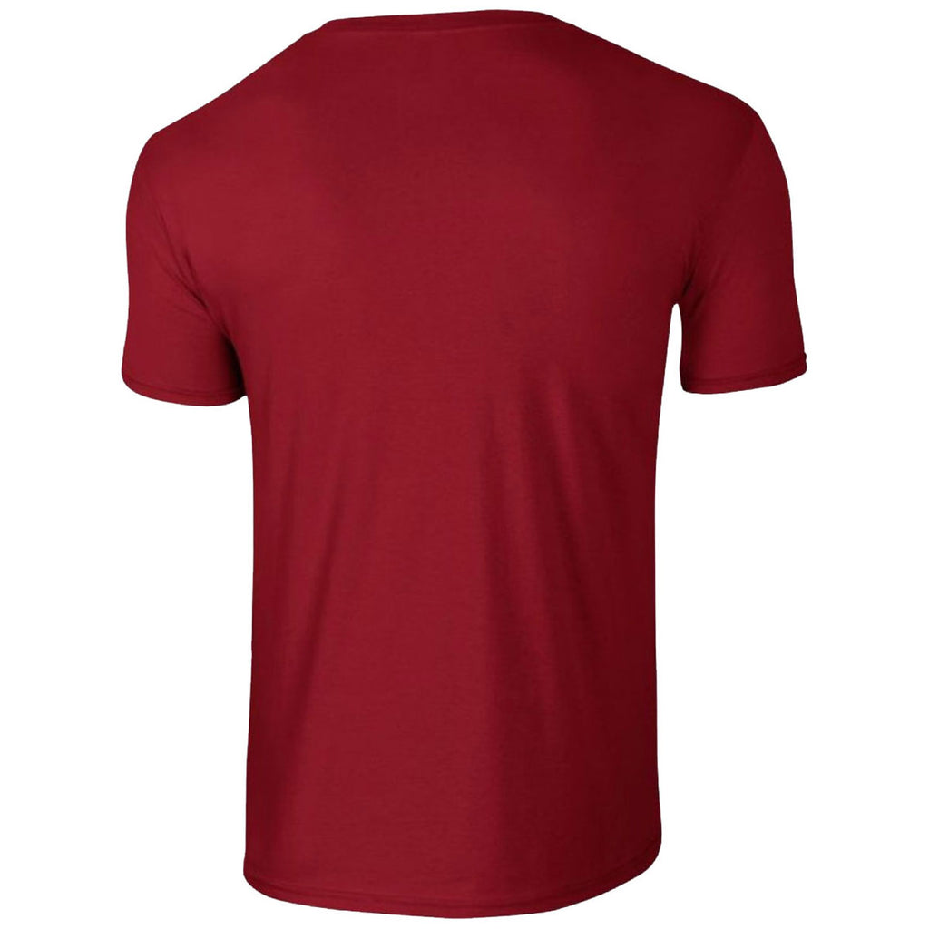 Gildan Men's Cardinal Red SoftStyle Ringspun T-Shirt
