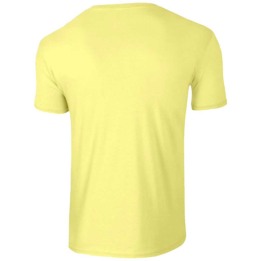 Gildan Men's Cornsilk SoftStyle Ringspun T-Shirt