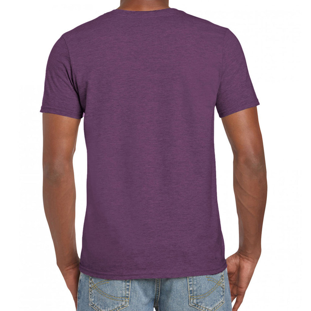 Gildan Men's Heather Aubergine SoftStyle Ringspun T-Shirt