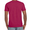 Gildan Men's Heather Cardinal SoftStyle Ringspun T-Shirt