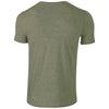 Gildan Men's Heather Military Green SoftStyle Ringspun T-Shirt