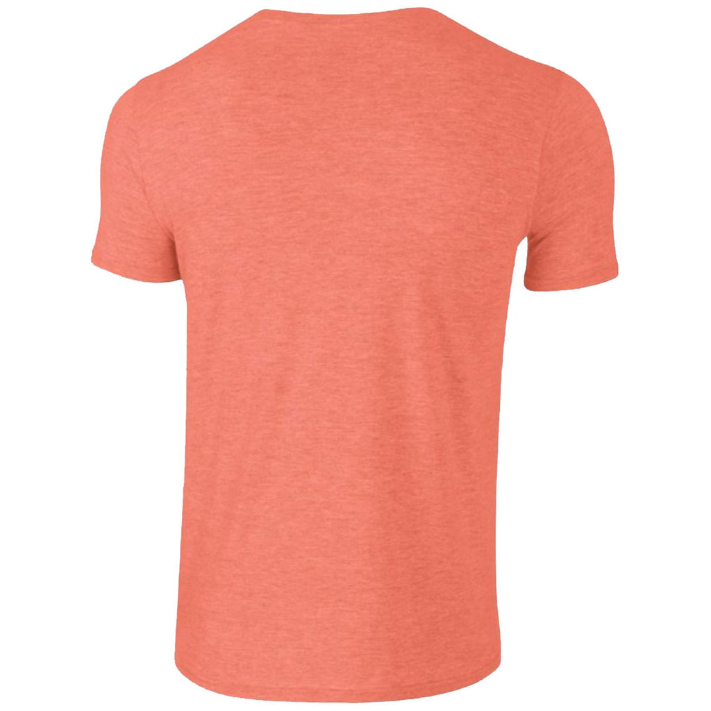 Gildan Men's Heather Orange SoftStyle Ringspun T-Shirt