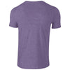 Gildan Men's Heather Purple SoftStyle Ringspun T-Shirt