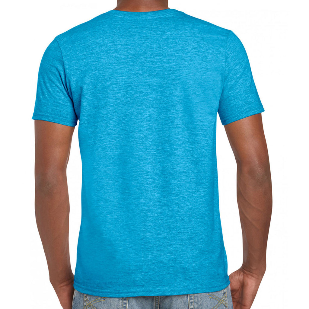 Gildan Men's Heather Sapphire SoftStyle Ringspun T-Shirt