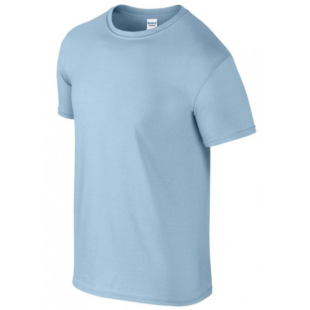 Gildan Men's Light Blue SoftStyle Ringspun T-Shirt