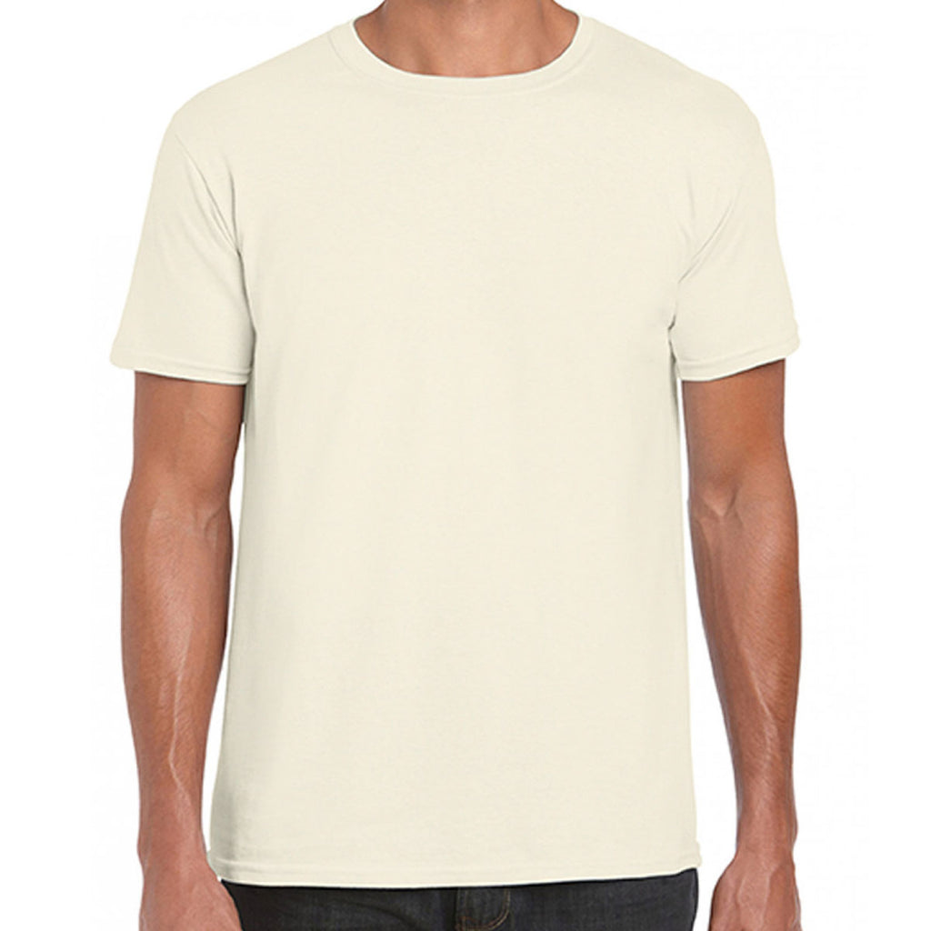 Gildan Men's Natural SoftStyle Ringspun T-Shirt