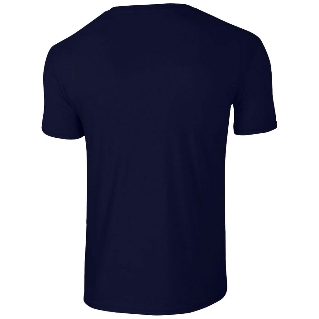 Gildan Men's Navy SoftStyle Ringspun T-Shirt