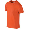 Gildan Men's Orange SoftStyle Ringspun T-Shirt