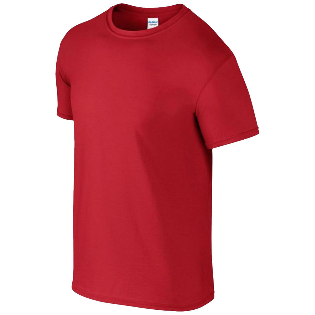 Gildan Men's Red SoftStyle Ringspun T-Shirt