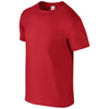 Gildan Men's Red SoftStyle Ringspun T-Shirt