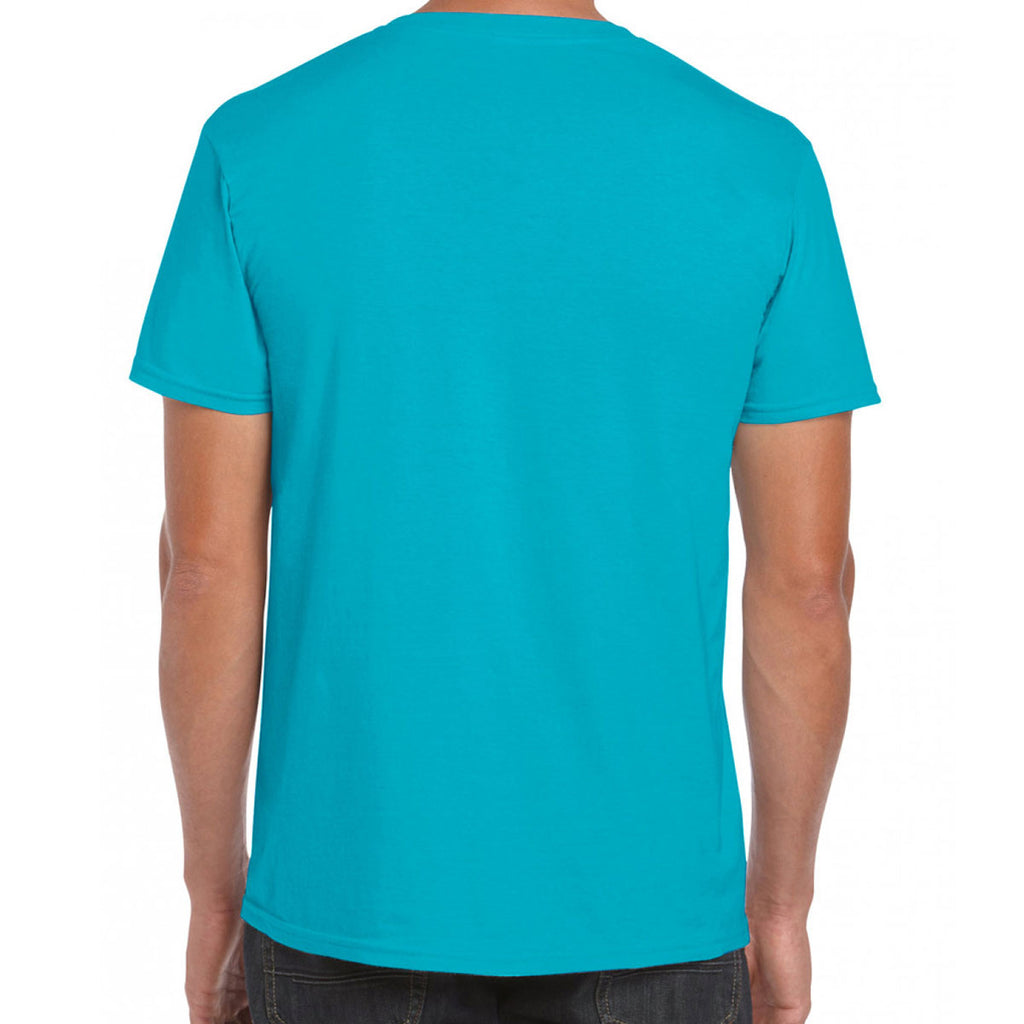 Gildan Men's Tropical Blue SoftStyle Ringspun T-Shirt