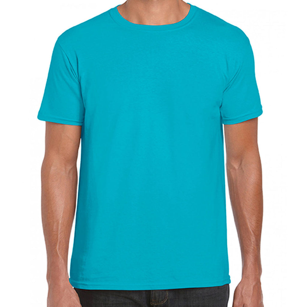 Gildan Men's Tropical Blue SoftStyle Ringspun T-Shirt