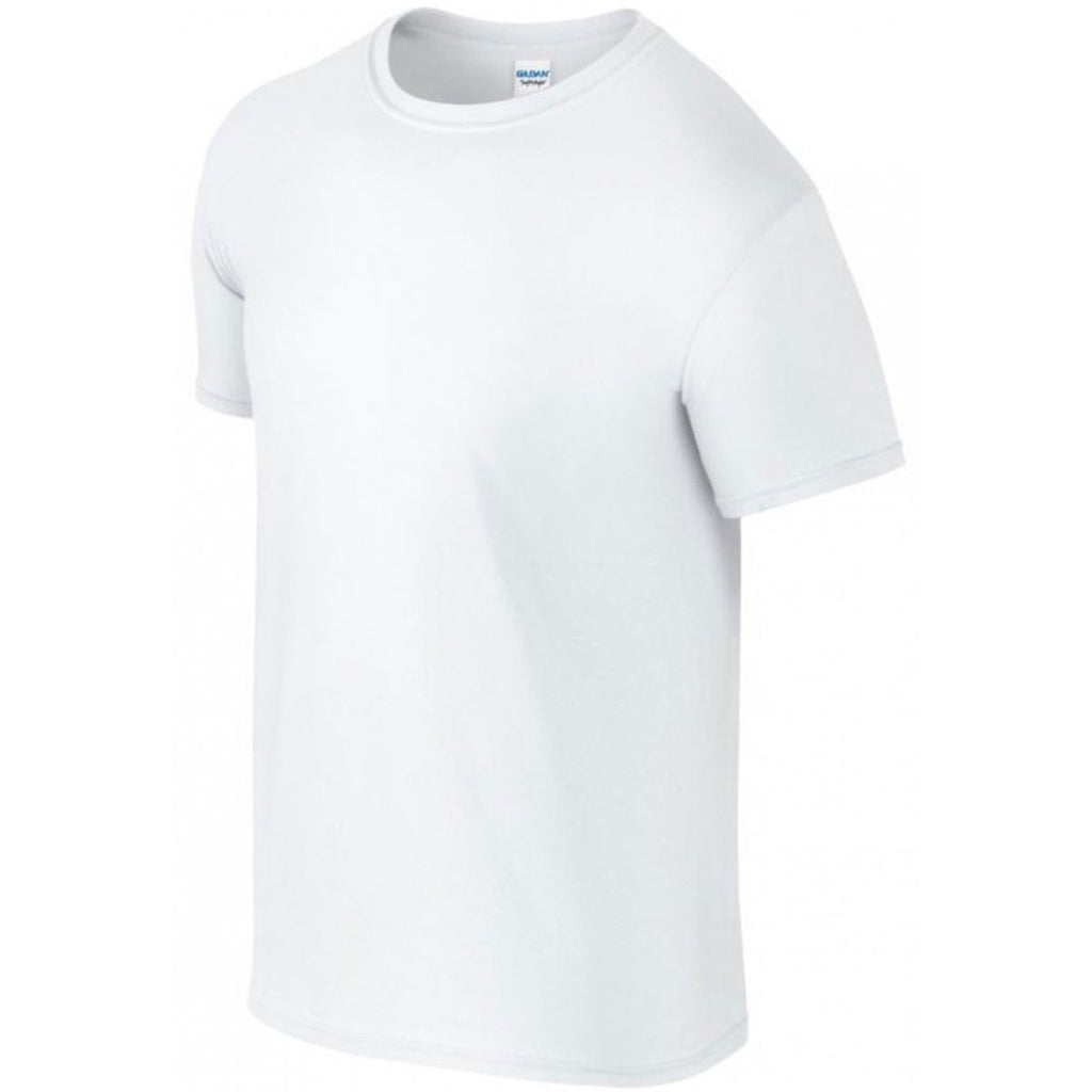 Gildan Men's White SoftStyle Ringspun T-Shirt