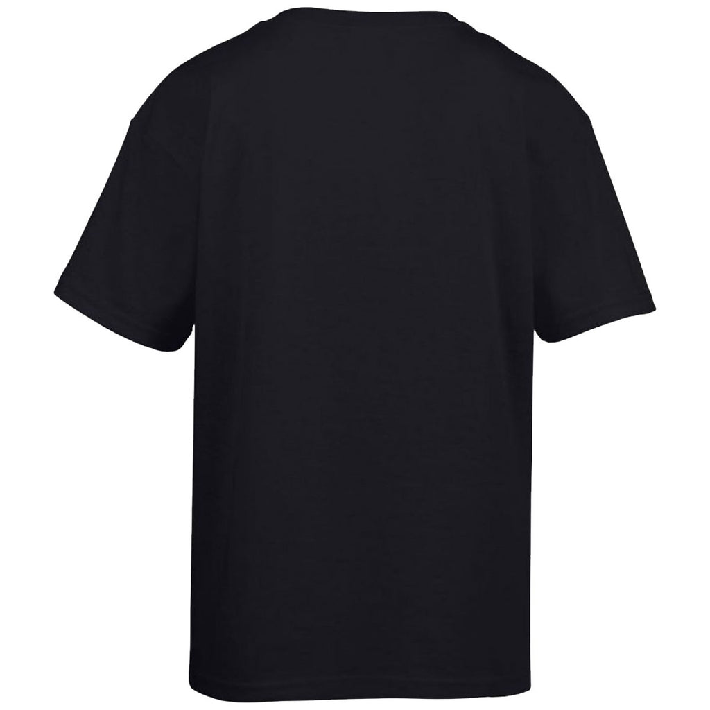 Gildan Youth Black SoftStyle Ringspun T-Shirt