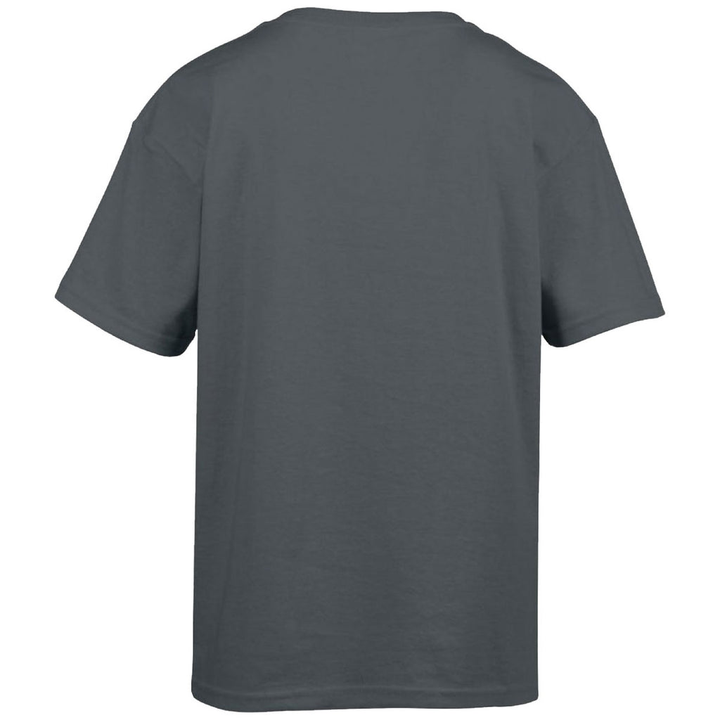 Gildan Youth Charcoal SoftStyle Ringspun T-Shirt
