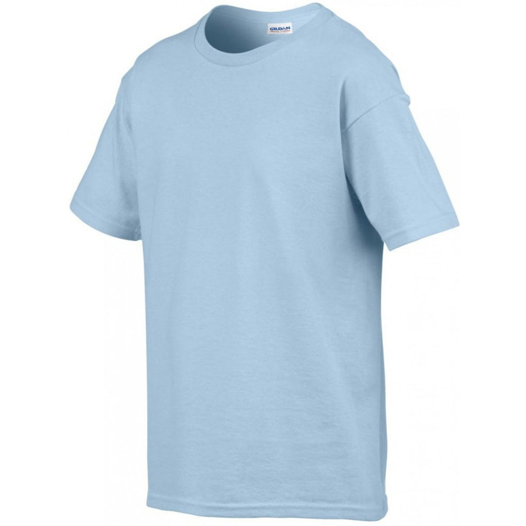 Gildan Youth Light Blue SoftStyle Ringspun T-Shirt