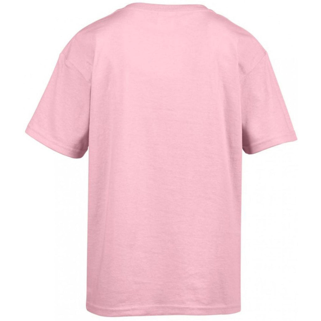 Gildan Youth Light Pink SoftStyle Ringspun T-Shirt