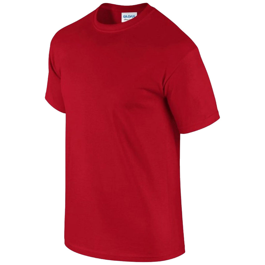 Gildan Men's Cherry Red Ultra Cotton T-Shirt