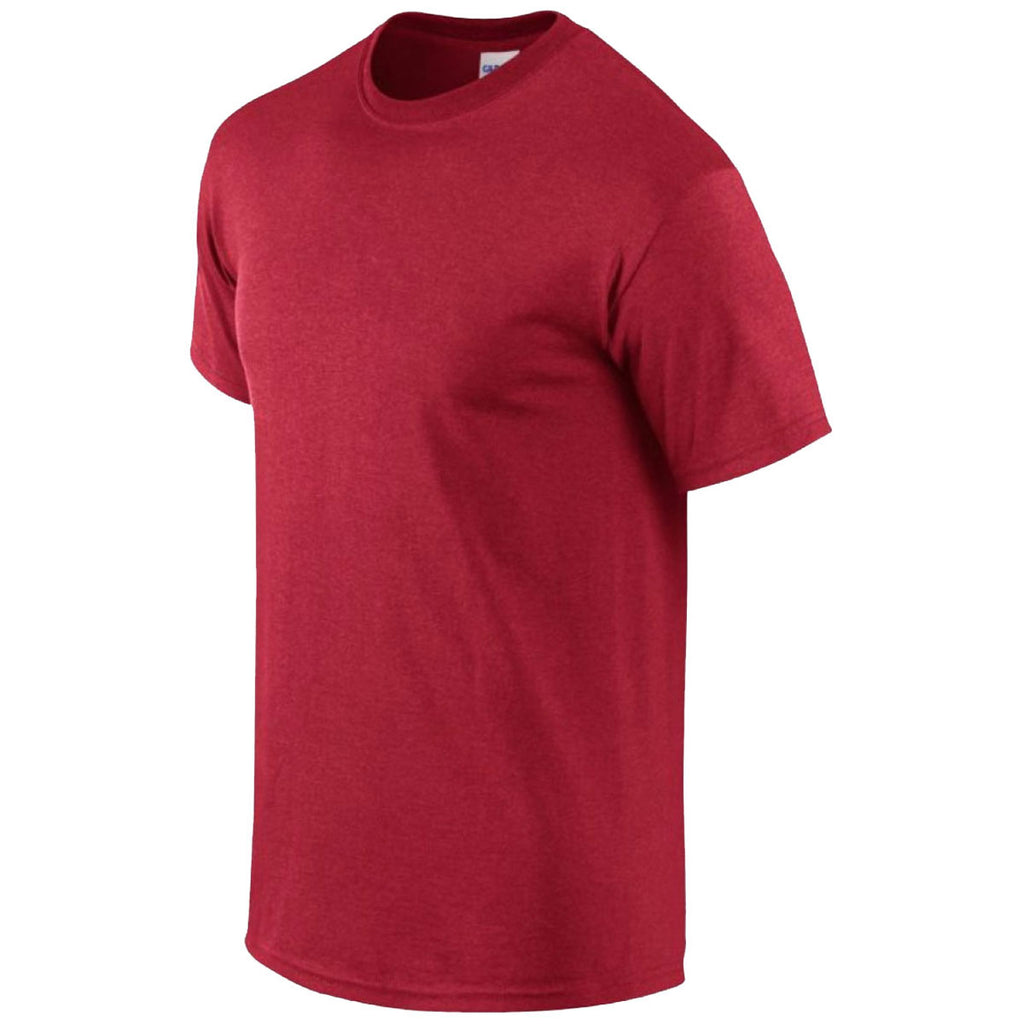 Gildan Men's Heather Cardinal Ultra Cotton T-Shirt