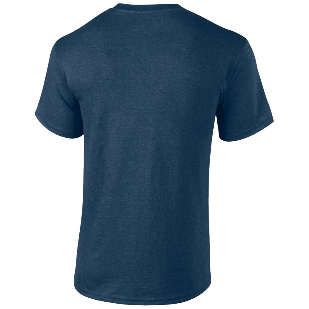 Gildan Men's Heather Navy Ultra Cotton T-Shirt