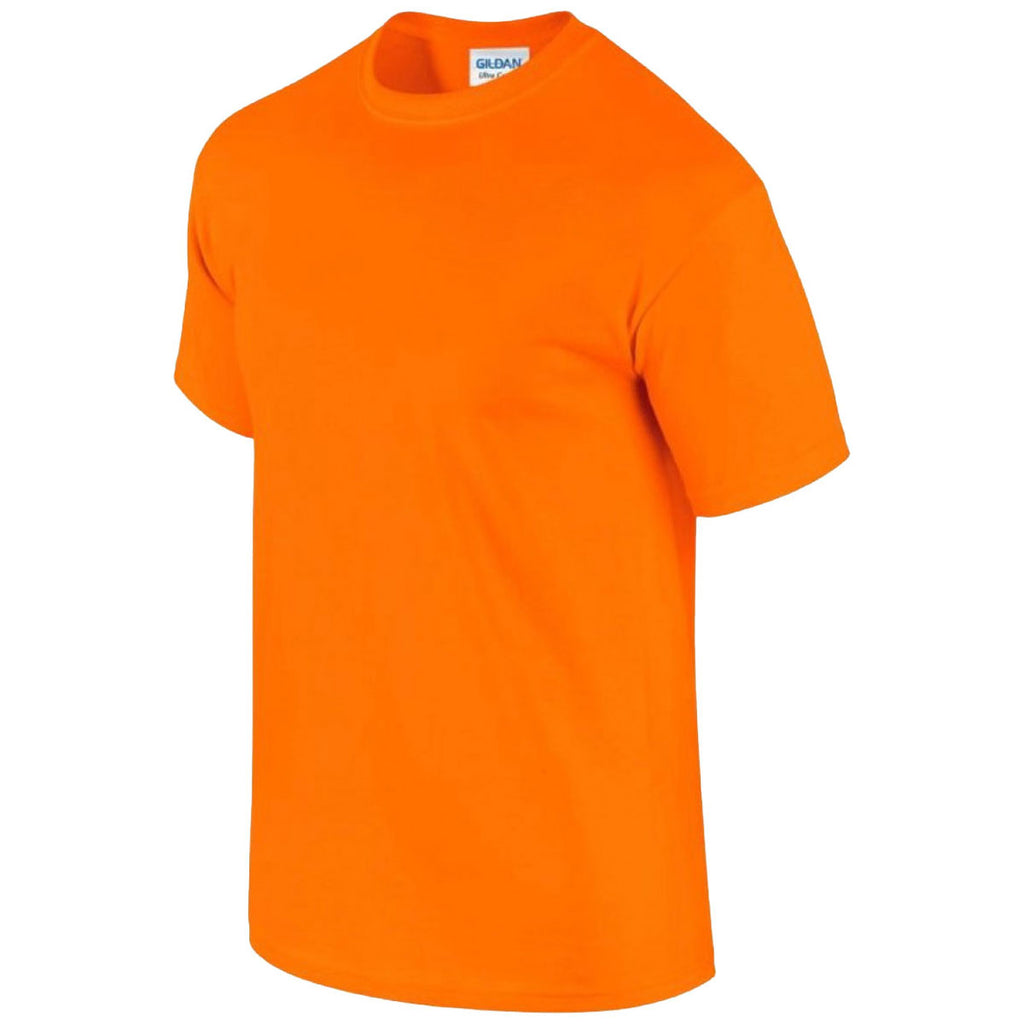 Gildan Men's Safety Orange Ultra Cotton T-Shirt