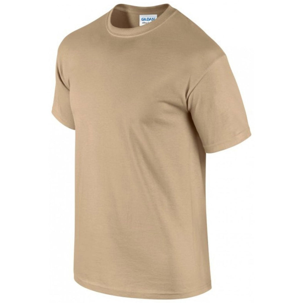 Gildan Men's Tan Ultra Cotton T-Shirt
