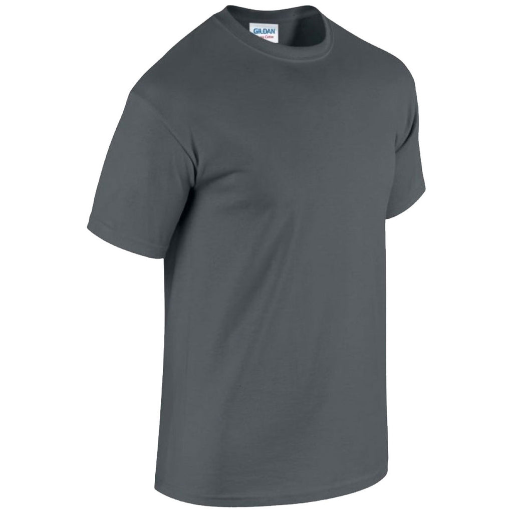Gildan Men's Charcoal Heavy Cotton T-Shirt