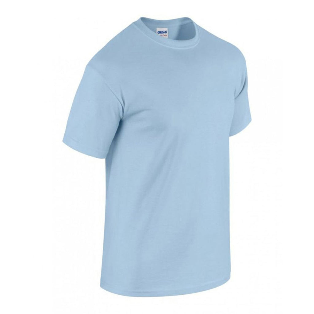 Gildan Men's Light Blue Heavy Cotton T-Shirt