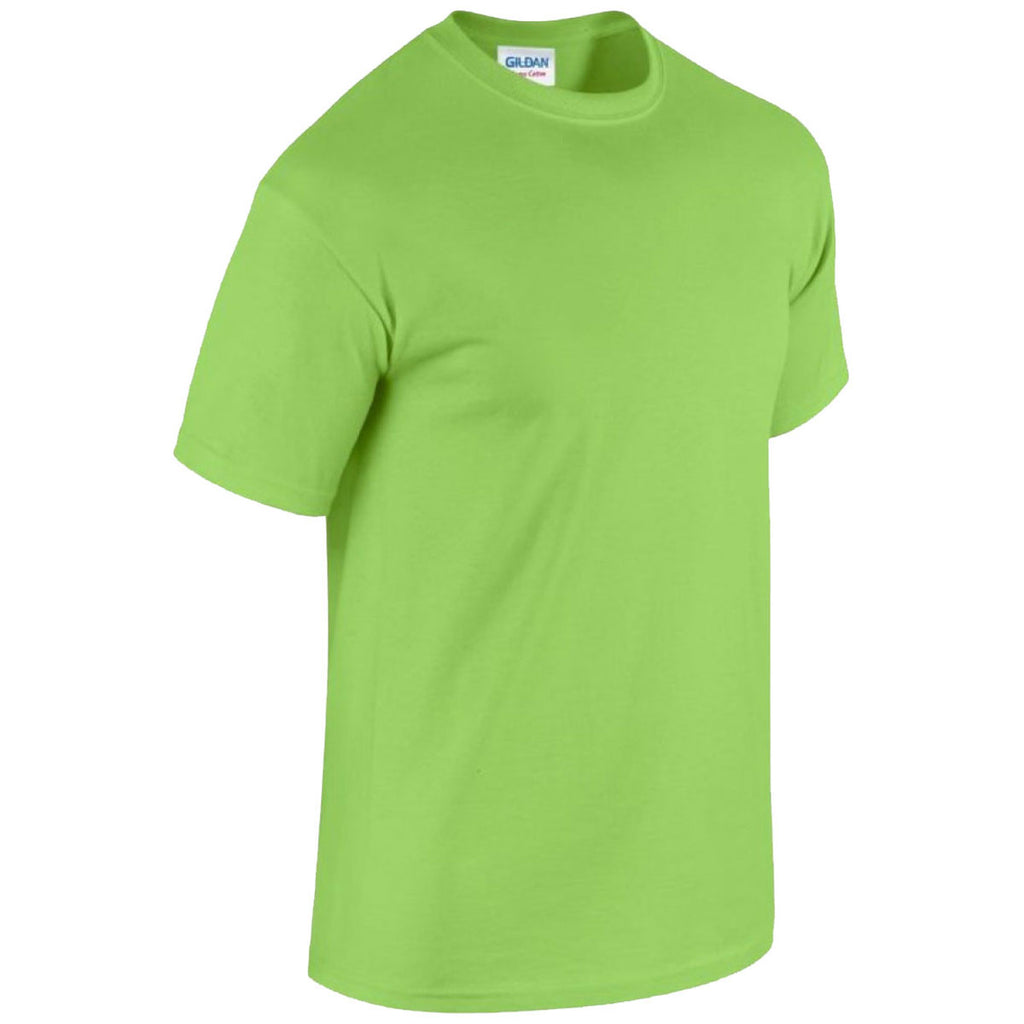 Gildan Men's Lime Heavy Cotton T-Shirt