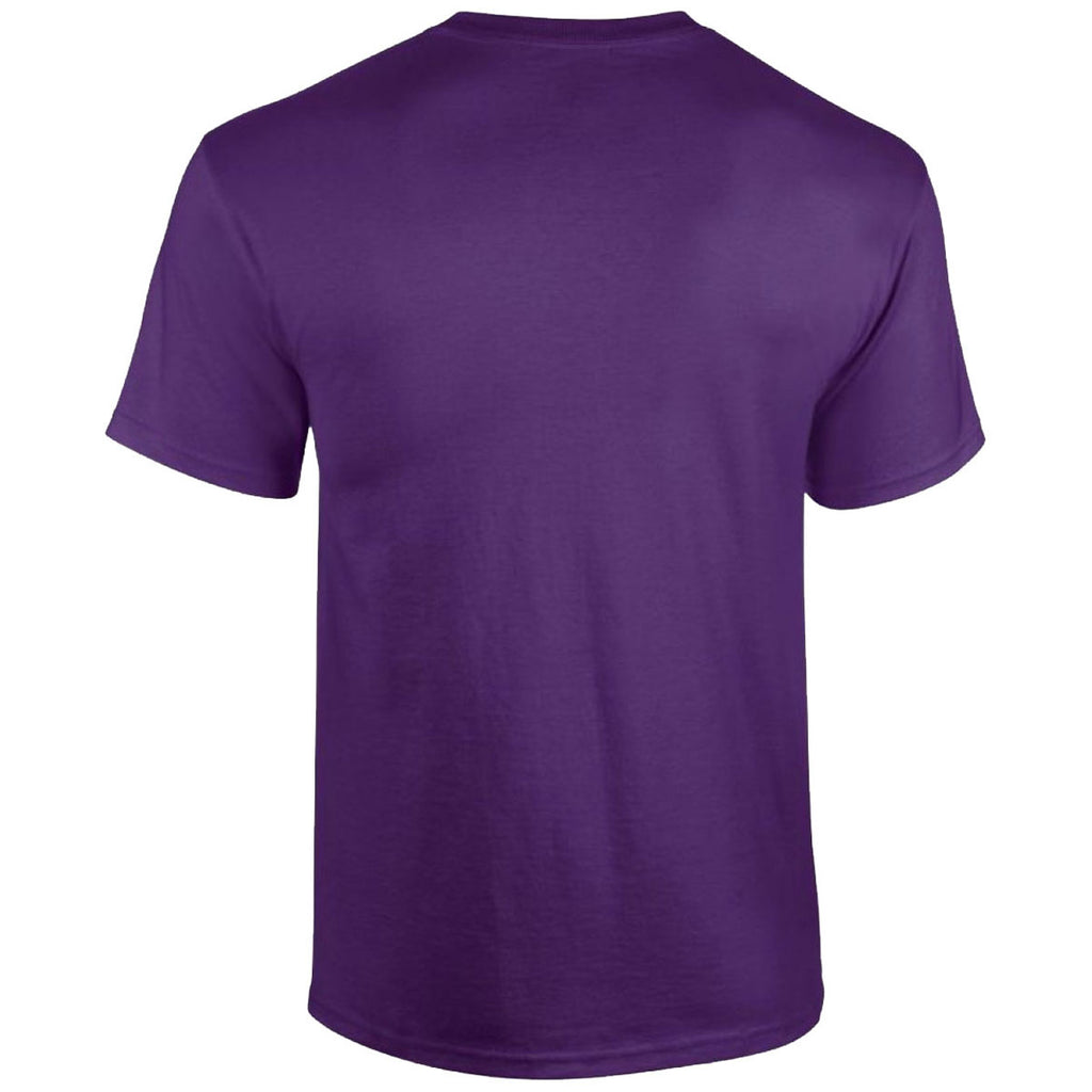 Gildan Men's Purple Heavy Cotton T-Shirt