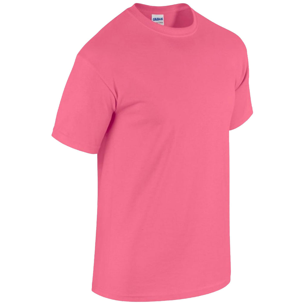 Gildan Men's Safety Pink Heavy Cotton T-Shirt