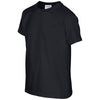 Gildan Youth Black Heavy Cotton T-Shirt