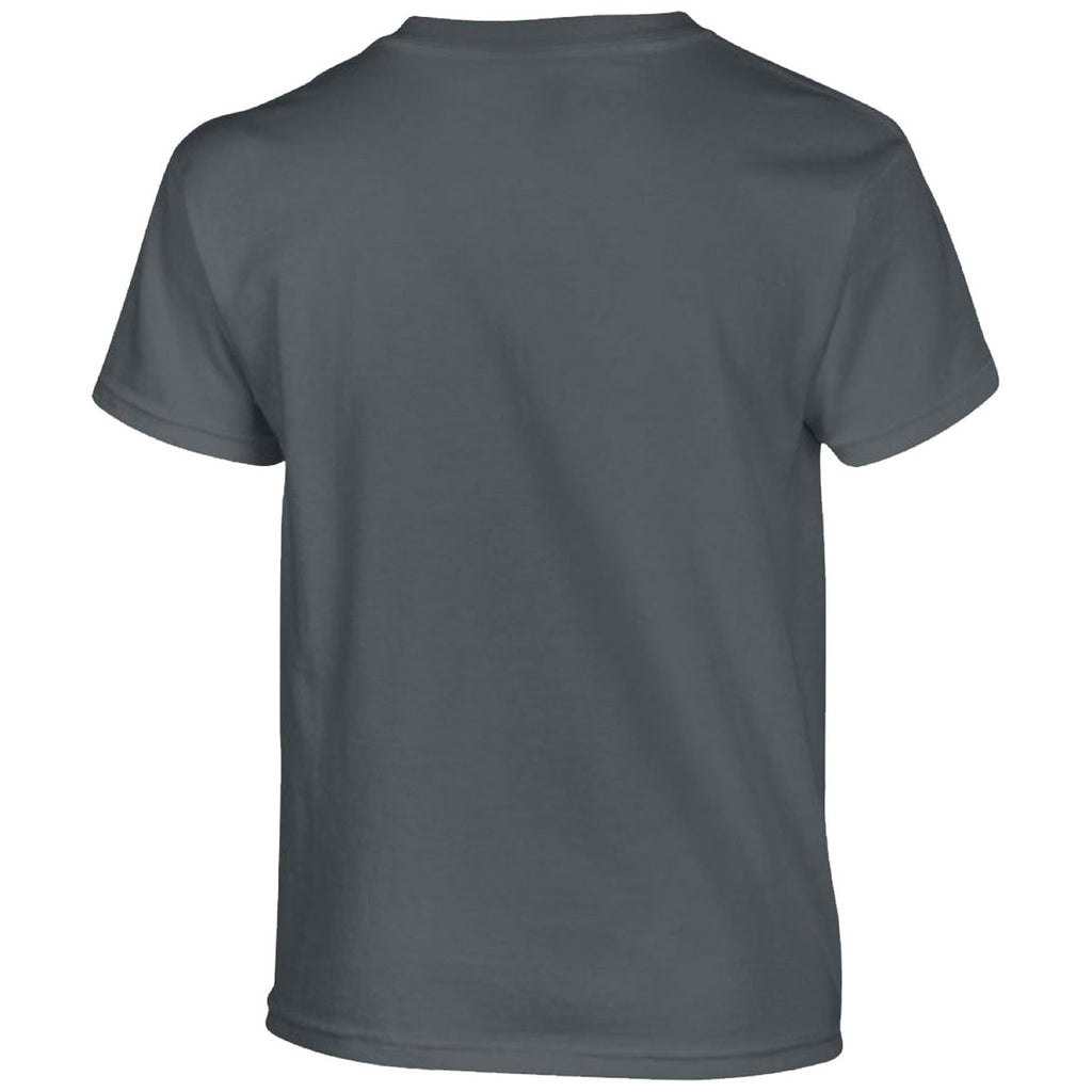 Gildan Youth Charcoal Heavy Cotton T-Shirt