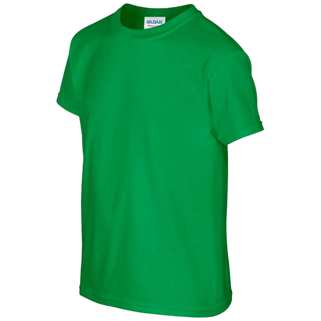 Gildan Youth Irish Green Heavy Cotton T-Shirt