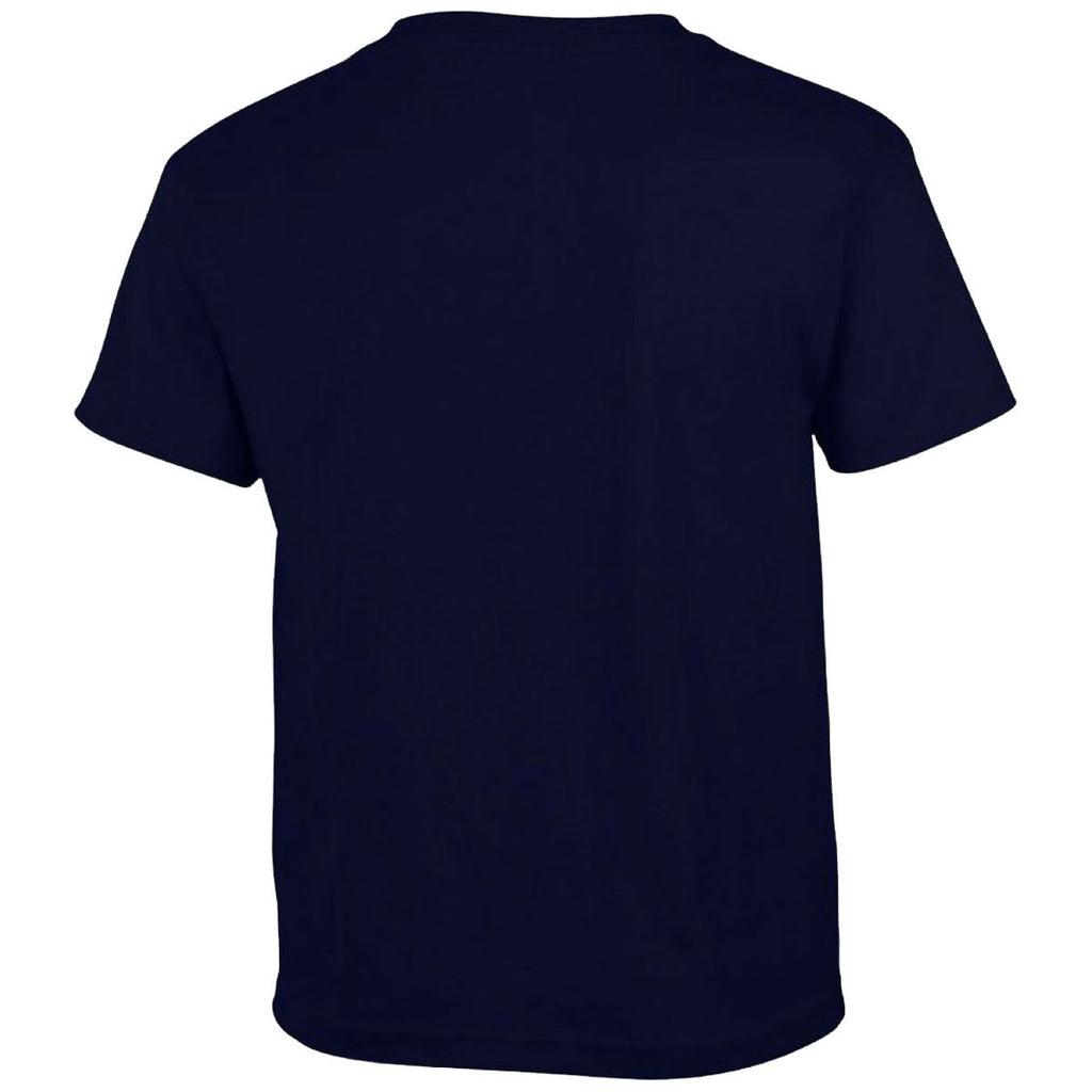 Gildan Youth Navy Heavy Cotton T-Shirt