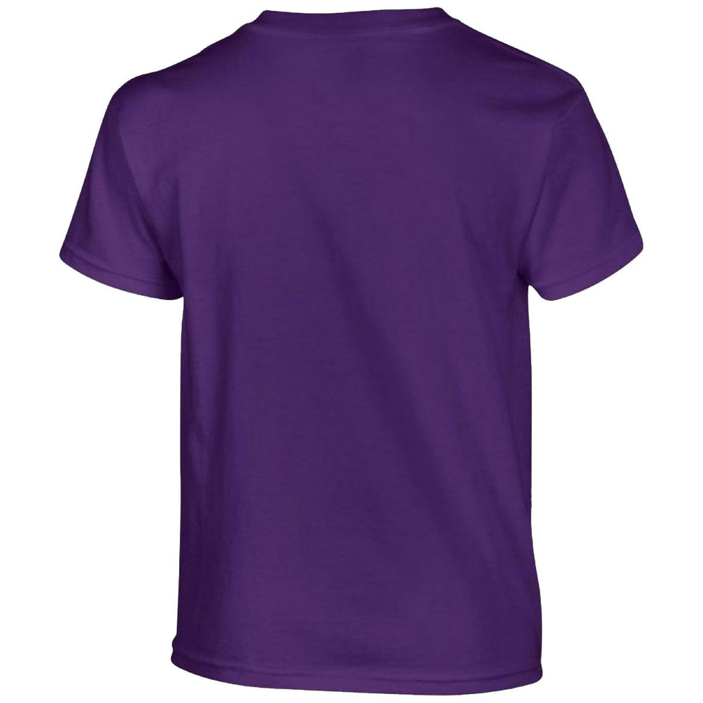 Gildan Youth Purple Heavy Cotton T-Shirt