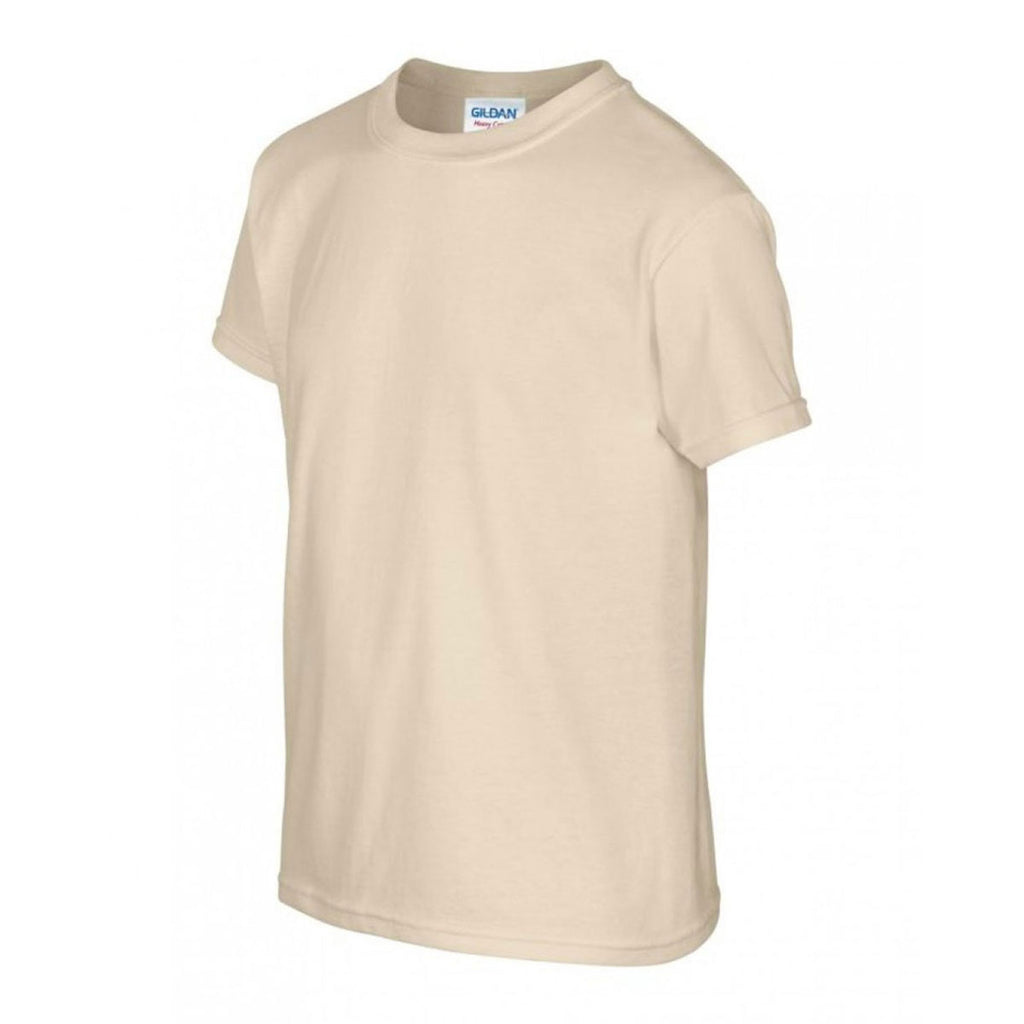Gildan Youth Sand Heavy Cotton T-Shirt