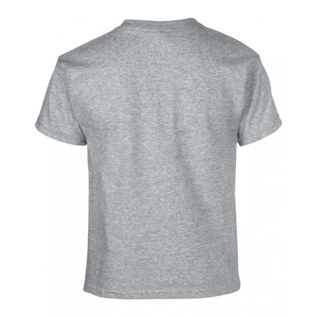 Gildan Youth Sport Grey Heavy Cotton T-Shirt