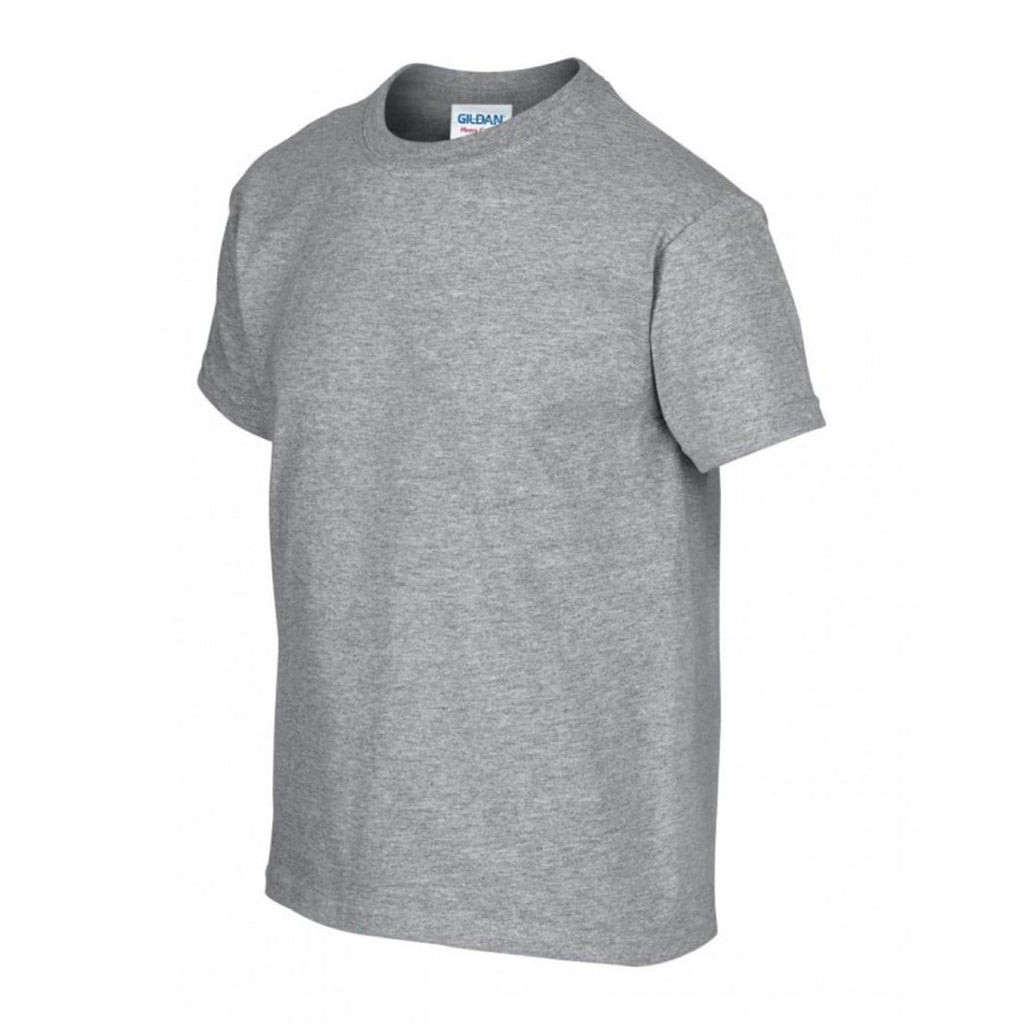 Gildan Youth Sport Grey Heavy Cotton T-Shirt