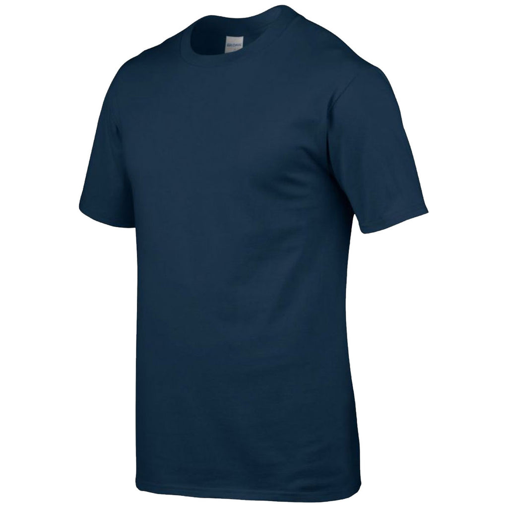 Gildan Men's Navy Premium Cotton T-Shirt