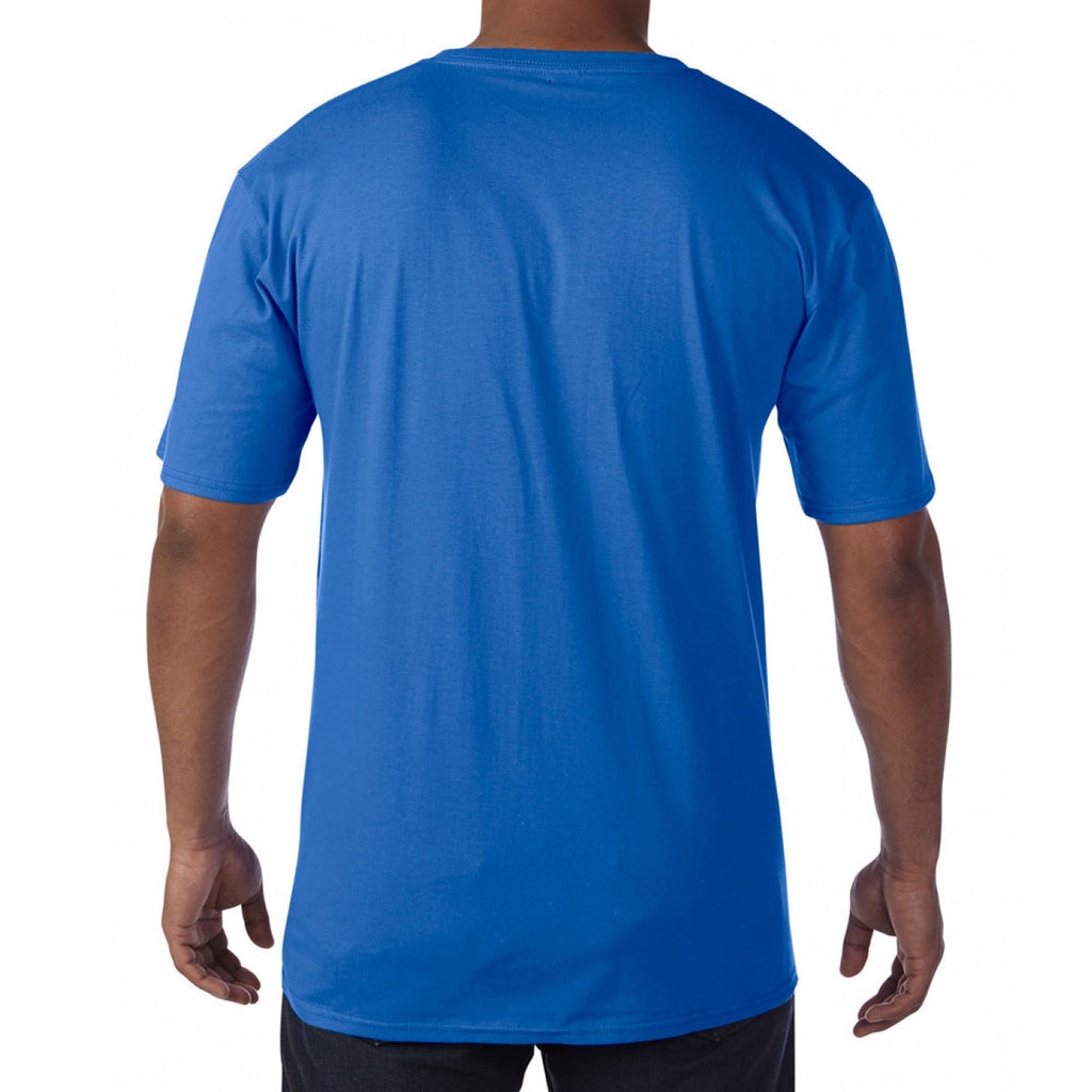 Gildan Men's Royal Premium Cotton V Neck T-Shirt
