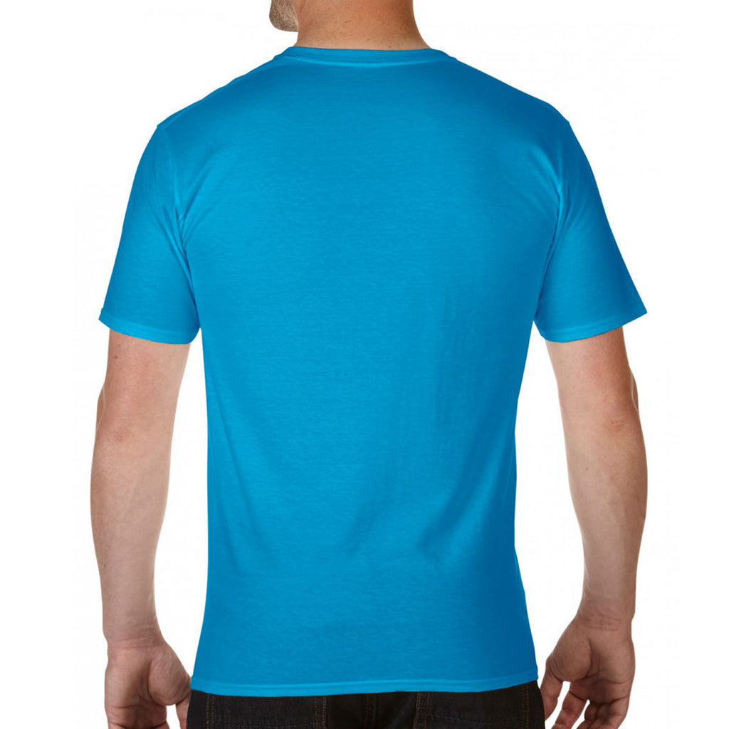 Gildan Men's Sapphire Premium Cotton V Neck T-Shirt