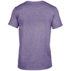 Gildan Men's Heather Purple SoftStyle V Neck T-Shirt