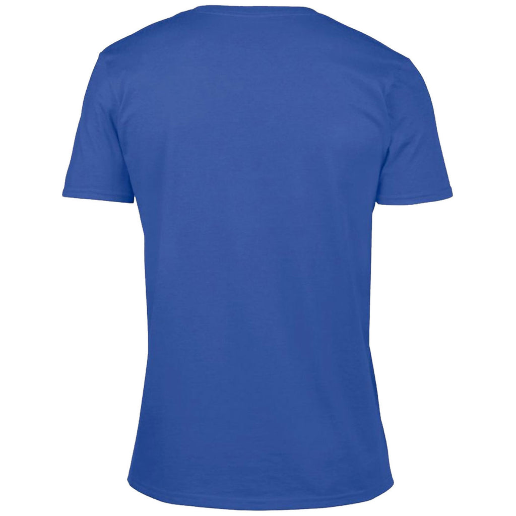Gildan Men's Royal SoftStyle V Neck T-Shirt